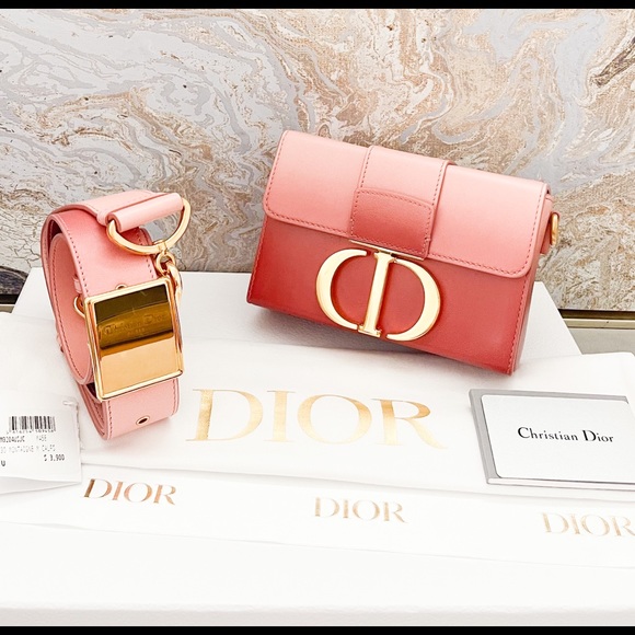 Christian Dior 30 Montaigne Ombré Box Smooth Calfskin Gradient Crossbody Bag - Picture 4 of 14